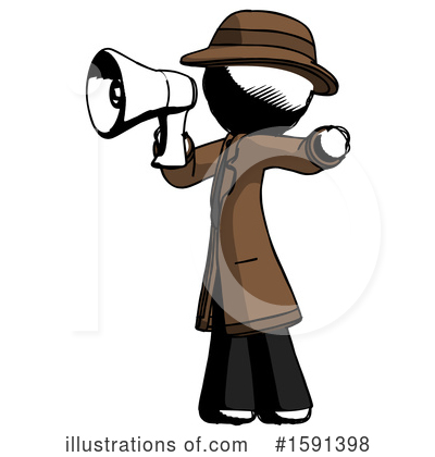 Royalty-Free (RF) Ink Design Mascot Clipart Illustration by Leo Blanchette - Stock Sample #1591398