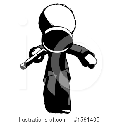 Royalty-Free (RF) Ink Design Mascot Clipart Illustration by Leo Blanchette - Stock Sample #1591405