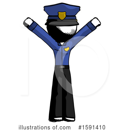 Royalty-Free (RF) Ink Design Mascot Clipart Illustration by Leo Blanchette - Stock Sample #1591410