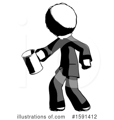 Royalty-Free (RF) Ink Design Mascot Clipart Illustration by Leo Blanchette - Stock Sample #1591412