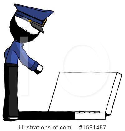 Royalty-Free (RF) Ink Design Mascot Clipart Illustration by Leo Blanchette - Stock Sample #1591467
