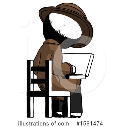Royalty-Free (RF) Ink Design Mascot Clipart Illustration by Leo Blanchette - Stock Sample #1591474