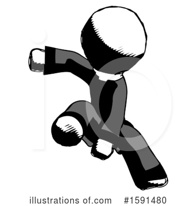 Royalty-Free (RF) Ink Design Mascot Clipart Illustration by Leo Blanchette - Stock Sample #1591480