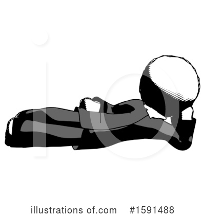 Royalty-Free (RF) Ink Design Mascot Clipart Illustration by Leo Blanchette - Stock Sample #1591488