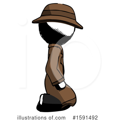 Royalty-Free (RF) Ink Design Mascot Clipart Illustration by Leo Blanchette - Stock Sample #1591492