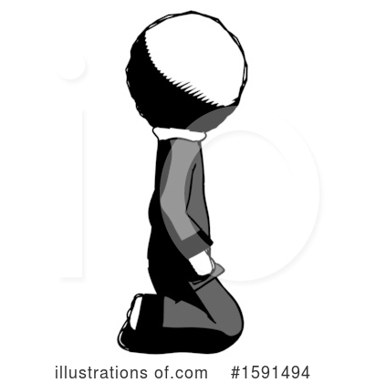 Royalty-Free (RF) Ink Design Mascot Clipart Illustration by Leo Blanchette - Stock Sample #1591494