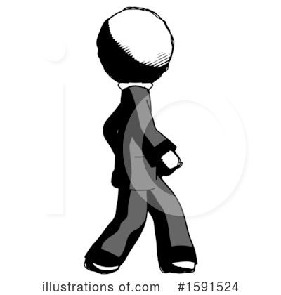 Royalty-Free (RF) Ink Design Mascot Clipart Illustration by Leo Blanchette - Stock Sample #1591524