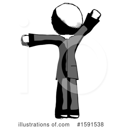 Royalty-Free (RF) Ink Design Mascot Clipart Illustration by Leo Blanchette - Stock Sample #1591538