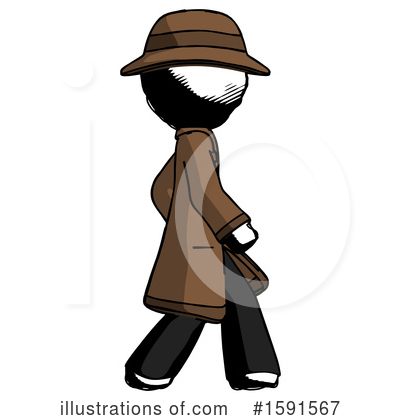 Royalty-Free (RF) Ink Design Mascot Clipart Illustration by Leo Blanchette - Stock Sample #1591567