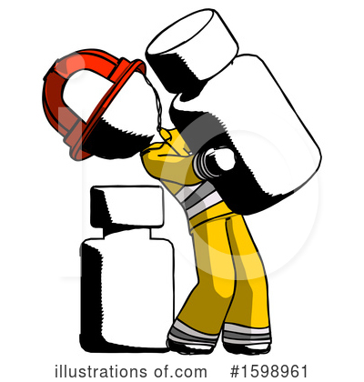 Royalty-Free (RF) Ink Design Mascot Clipart Illustration by Leo Blanchette - Stock Sample #1598961