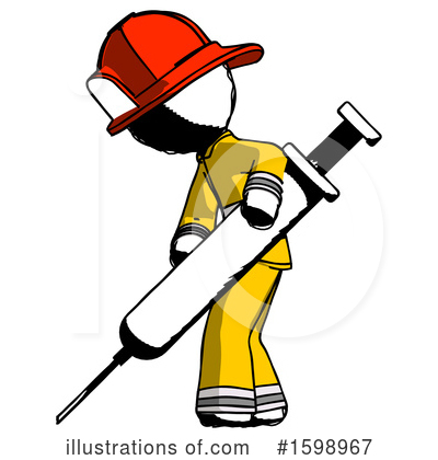 Royalty-Free (RF) Ink Design Mascot Clipart Illustration by Leo Blanchette - Stock Sample #1598967