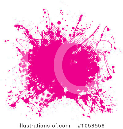 Royalty-Free (RF) Ink Splatter Clipart Illustration by michaeltravers - Stock Sample #1058556
