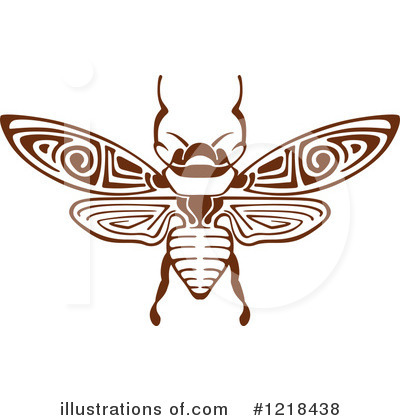 Wasp Clipart #1218438 by Vector Tradition SM
