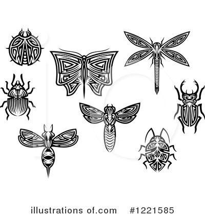 Hornet Clipart #1221585 by Vector Tradition SM