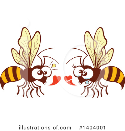 Bee Clipart #1404001 by Zooco