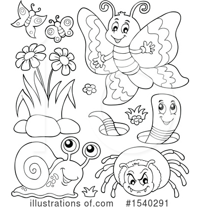 Worm Clipart #1540291 by visekart