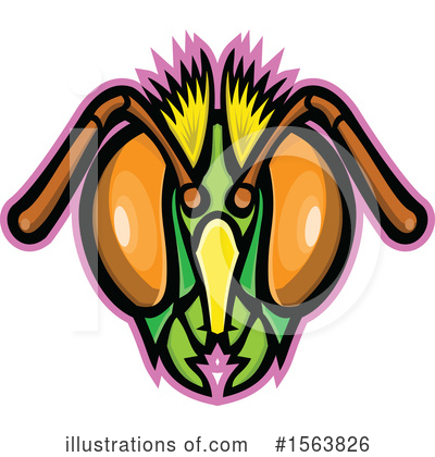 Royalty-Free (RF) Insect Clipart Illustration by patrimonio - Stock Sample #1563826