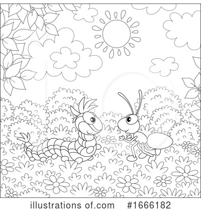 Royalty-Free (RF) Insect Clipart Illustration by Alex Bannykh - Stock Sample #1666182
