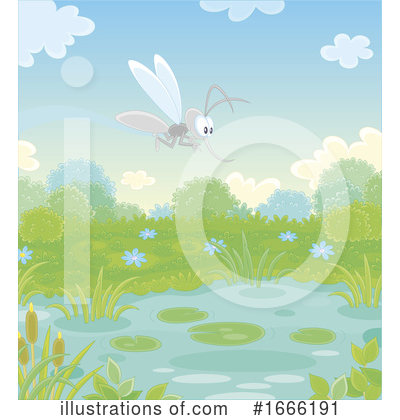 Royalty-Free (RF) Insect Clipart Illustration by Alex Bannykh - Stock Sample #1666191