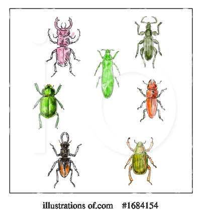 Royalty-Free (RF) Insect Clipart Illustration by patrimonio - Stock Sample #1684154