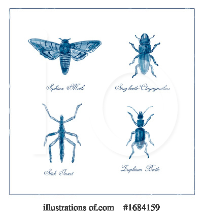 Stag Beetle Clipart #1684159 by patrimonio