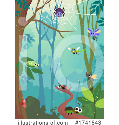 Dragonfly Clipart #1741843 by BNP Design Studio