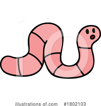 Earth Worm Clipart #1802103 by lineartestpilot