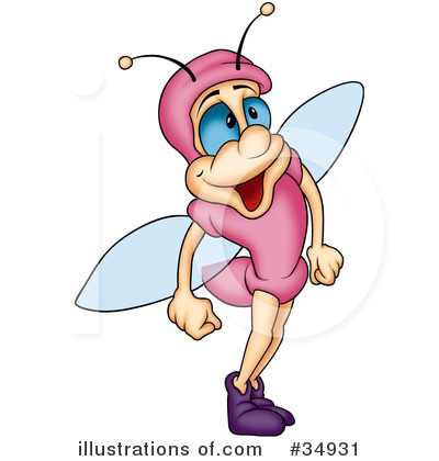Royalty-Free (RF) Insect Clipart Illustration by dero - Stock Sample #34931