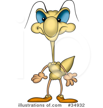 Royalty-Free (RF) Insect Clipart Illustration by dero - Stock Sample #34932