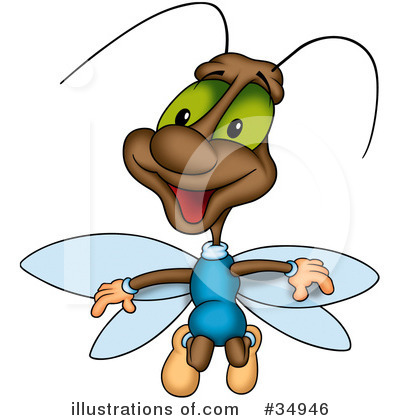 Royalty-Free (RF) Insect Clipart Illustration by dero - Stock Sample #34946