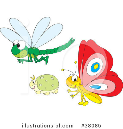 Royalty-Free (RF) Insect Clipart Illustration by Alex Bannykh - Stock Sample #38085