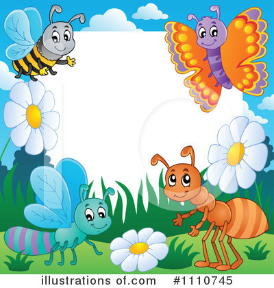 Royalty-Free (RF) Insects Clipart Illustration by visekart - Stock Sample #1110745