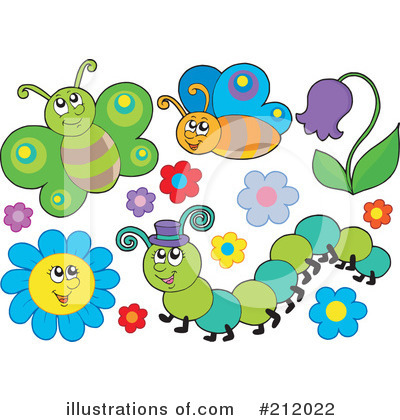 Royalty-Free (RF) Insects Clipart Illustration by visekart - Stock Sample #212022