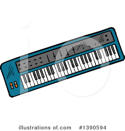 Keyboards Clipart #1390594 by Vector Tradition SM