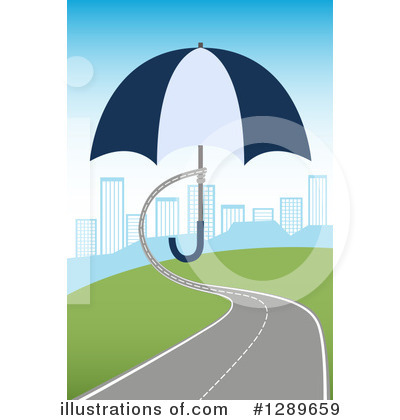 Umbrella Clipart #1289659 by vectorace