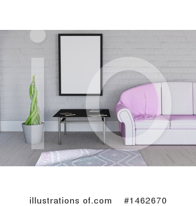 Sofa Clipart #1462670 by KJ Pargeter
