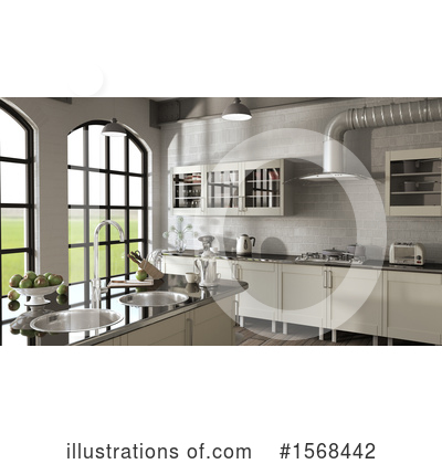 Royalty-Free (RF) Interior Clipart Illustration by KJ Pargeter - Stock Sample #1568442