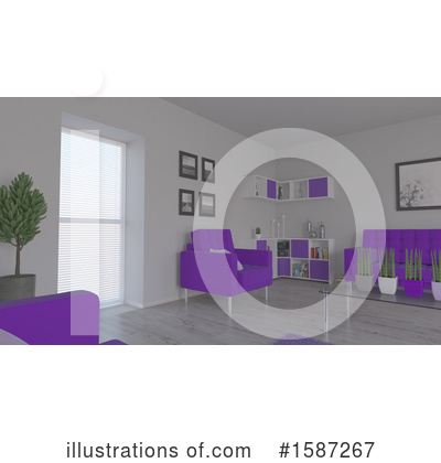 Royalty-Free (RF) Interior Clipart Illustration by KJ Pargeter - Stock Sample #1587267