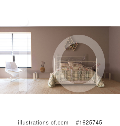 Bedroom Clipart #1625745 by KJ Pargeter