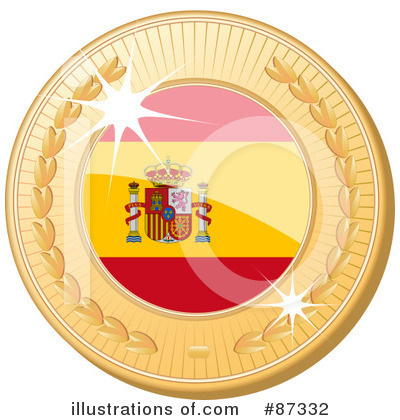 Royalty-Free (RF) International Medal Clipart Illustration by elaineitalia - Stock Sample #87332