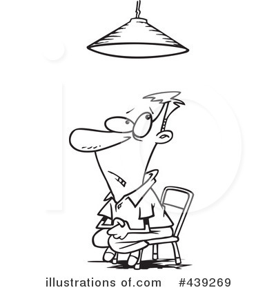 Royalty-Free (RF) Interrogation Clipart Illustration by toonaday - Stock Sample #439269