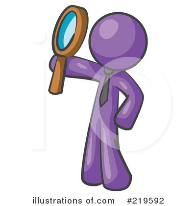 Purple Man Clipart #219592 by Leo Blanchette