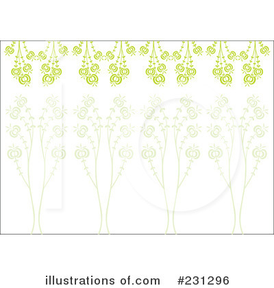 Floral Background Clipart #231296 by Cherie Reve