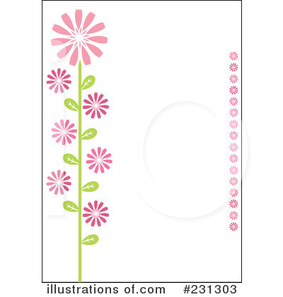 Floral Background Clipart #231303 by Cherie Reve