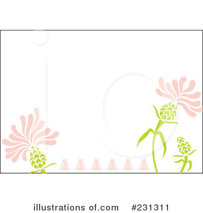 Floral Background Clipart #231311 by Cherie Reve