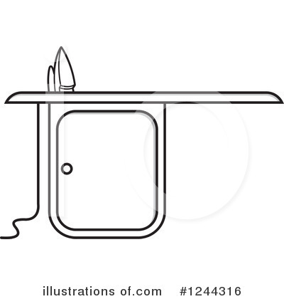 Royalty-Free (RF) Ironing Clipart Illustration by Lal Perera - Stock Sample #1244316