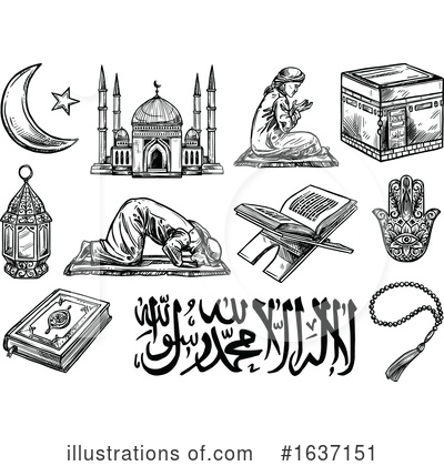 Royalty-Free (RF) Islam Clipart Illustration by Vector Tradition SM - Stock Sample #1637151