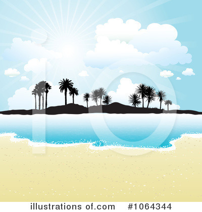 Royalty-Free (RF) Island Clipart Illustration by KJ Pargeter - Stock Sample #1064344