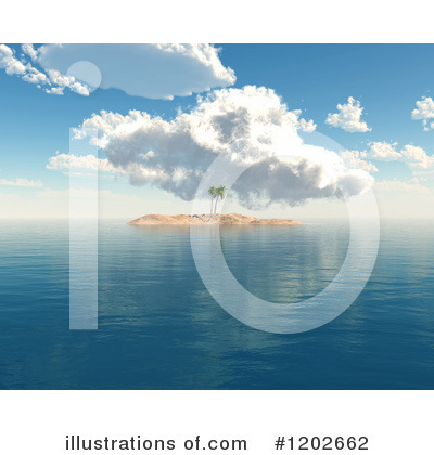 Royalty-Free (RF) Island Clipart Illustration by KJ Pargeter - Stock Sample #1202662
