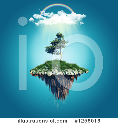 Royalty-Free (RF) Island Clipart Illustration by KJ Pargeter - Stock Sample #1256016
